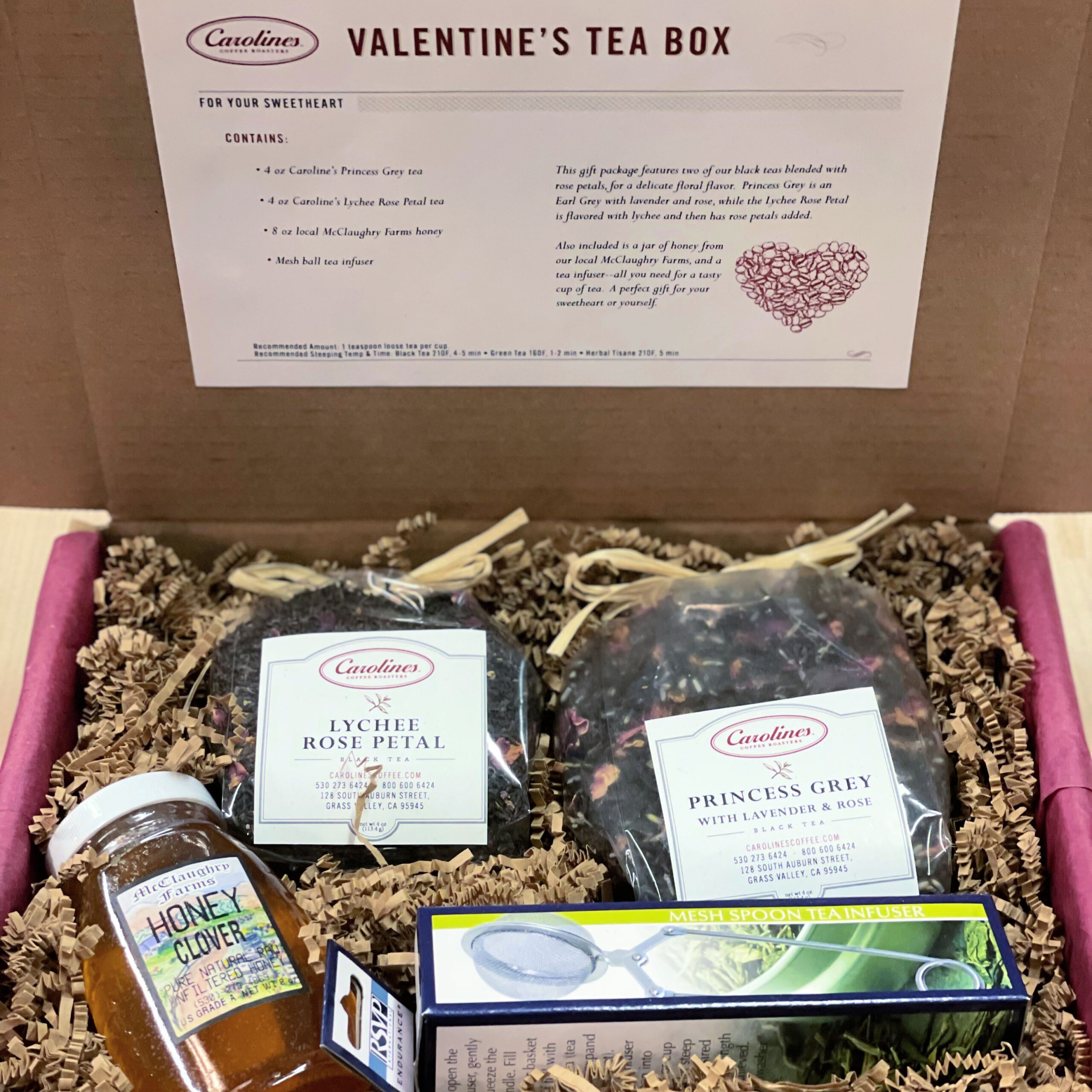 valentines day tea gift