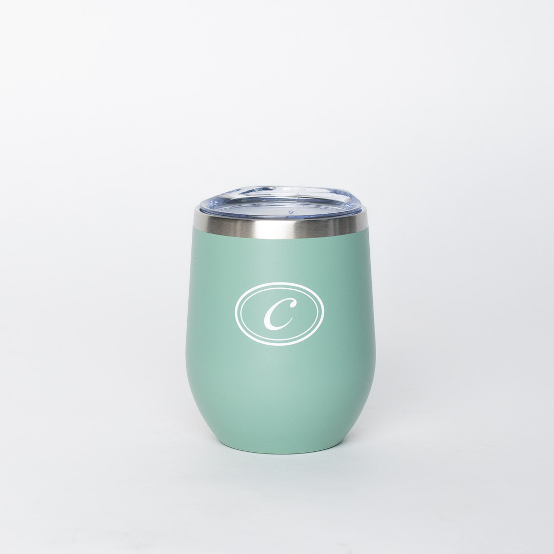 Carolines 12 oz Cece Stainless Steel Tumbler, Green Tea